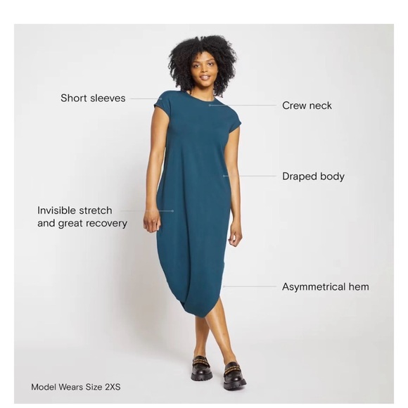 Teal Geneva Dress by Universal Standard - Picture 5 of 10